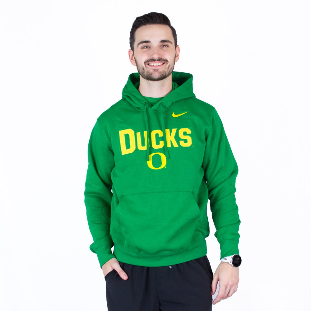 Yellow Nike Club Cotton Fleece TrackTown USA 72-20 Hood
